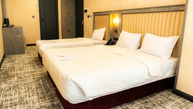 هتل آوای قم فضای داخلی اتاق‌ها