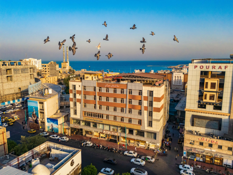 هتل ایران بندرعباس نمای بیرونی