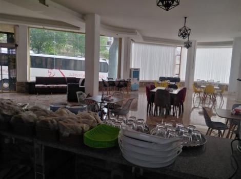 هتل آپارتمان دلنشین کرمانشاه سالن صبحانه