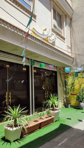 مهمانسرا مهستان قم نمای بیرونی