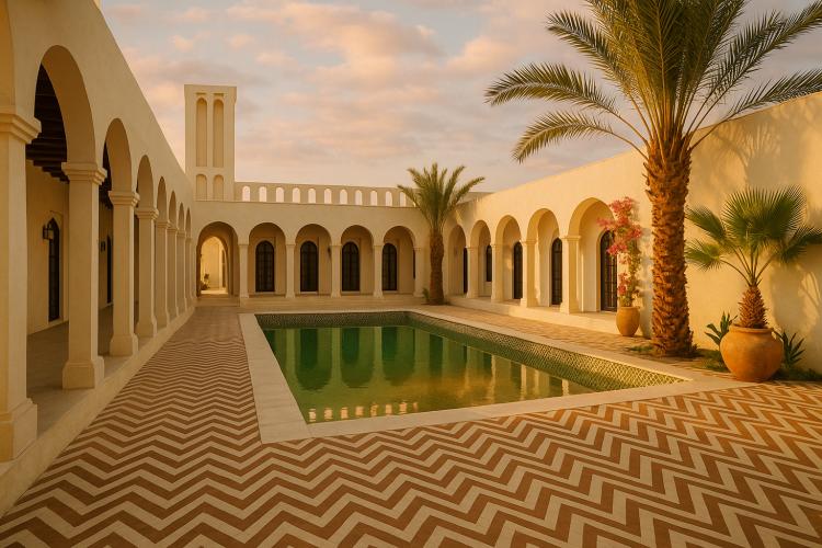 اقامتگاه سنتی ماژان قشم نمای بیرونی