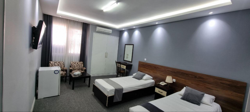 هتل صدرا شیراز اتاق دو تخته تویین معمولی هتل صدرا شیراز اتاق دو تخته تویین معمولی