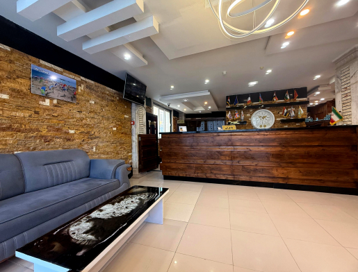 هتل نخل هنگام قشم نمای لابی هتل