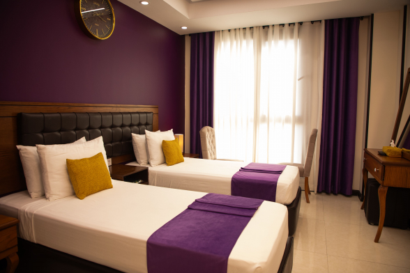 هتل آپارتمان ستیا تهران اتاق دو تخته تویین VIP هتل آپارتمان ستیا تهران اتاق دو تخته تویین VIP