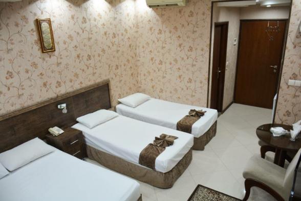 هتل گل گندم مشهد فضای داخلی اتاق‌ها