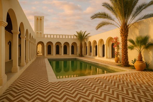 اقامتگاه سنتی ماژان قشم نمای بیرونی