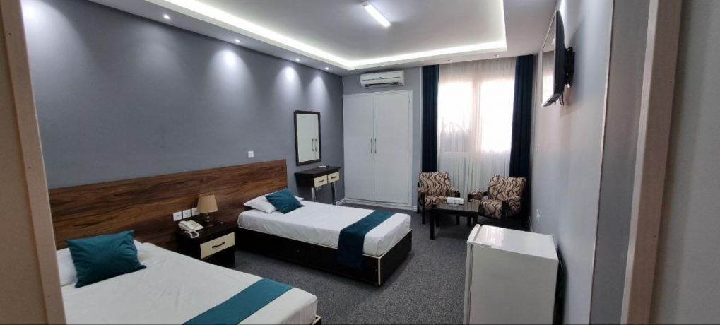 هتل صدرا شیراز اتاق دو تخته تویین معمولی هتل صدرا شیراز اتاق دو تخته تویین معمولی